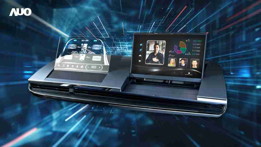 至成国际Micro LED Display HMI解决方案打造透明Micro LED前座仪表，，，，呈现信息并保留驾驶视野开阔；亦为副驾驶座乘客打造收放自如的Micro LED屏幕，，，在不影响显示质量的前提于显示区内建镜头，，让用户能与视讯对象直接眼神接触，，，提供绝佳的双向沟通体验